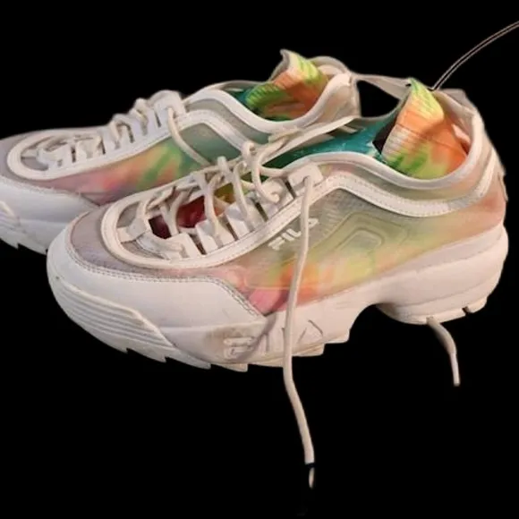 FILA Rainbow Comfort Sneaker Shoes Women SZ 7.5