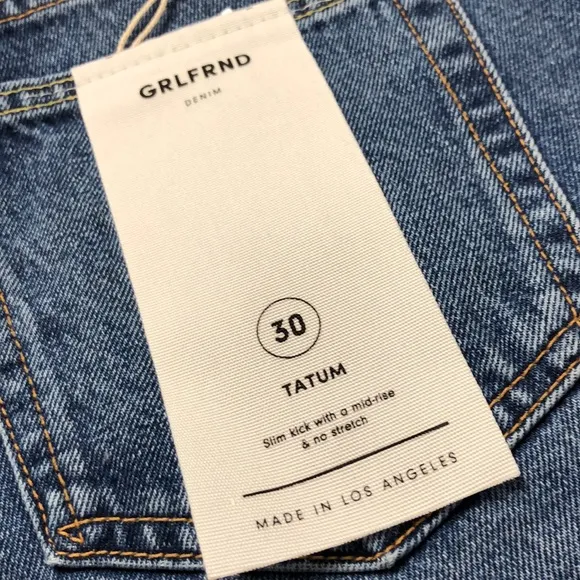 ❗️FINAL❗️ 🆕 GRLFRND Tatum Mid-Rise Crop Jeans 30 🔴