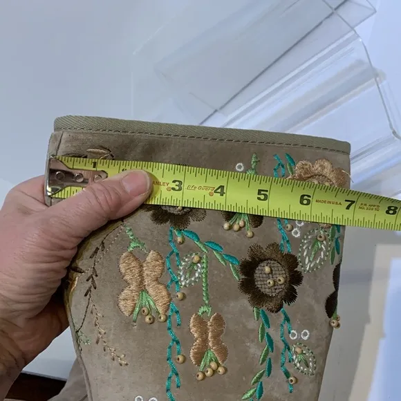 Floral Ugg Tall boot rare tan browns 5193