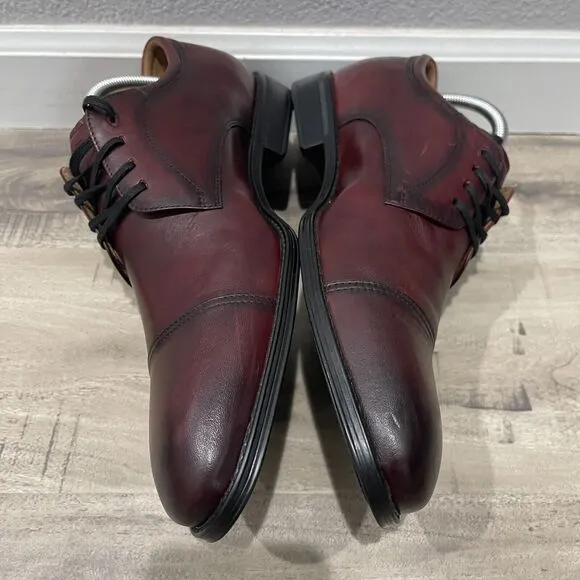 Florsheim Kierland Shoes Mens 10.5M Oxford Cognac Comfortech Bologna 11898-601