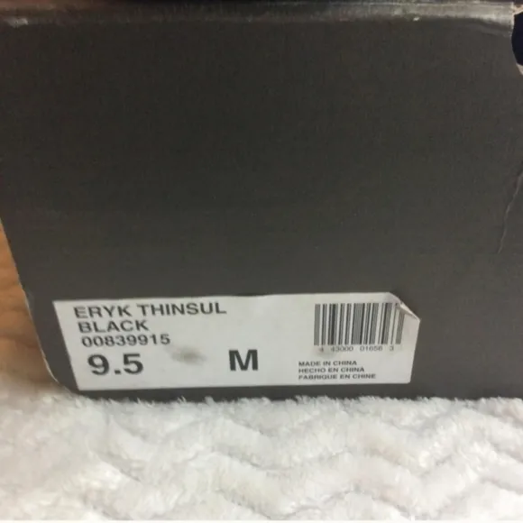 Floyd Men's Black 3M Thinsulate Isolant Waterproof Work Boots Size 9.5 Zip Up