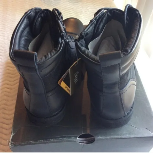 Floyd Men's Black 3M Thinsulate Isolant Waterproof Work Boots Size 9.5 Zip Up