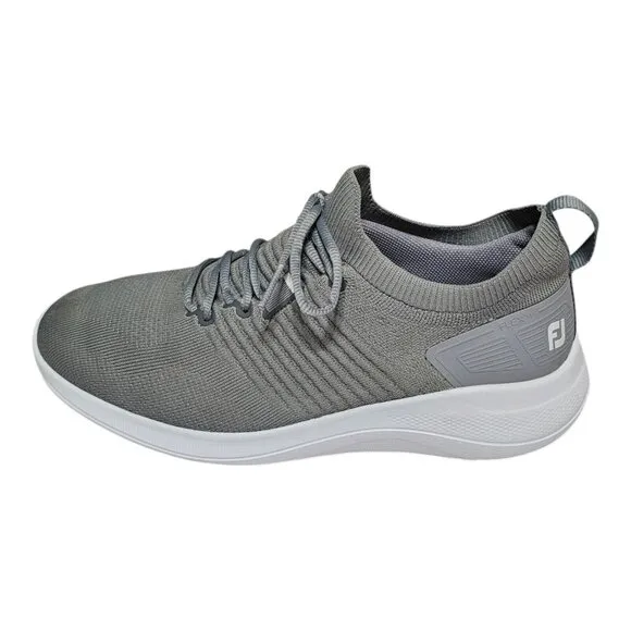 FootJoy FJ Flex XP Golf Spikeless Shoes 56273 Grey Men's 10 M Sneakers