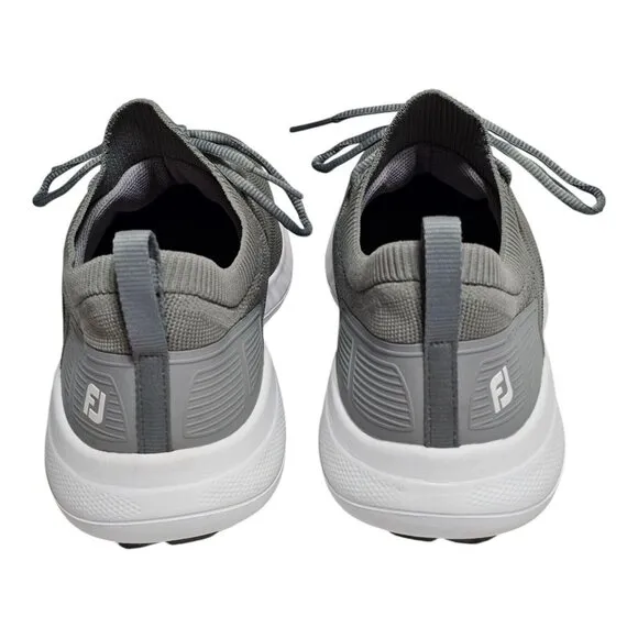 FootJoy FJ Flex XP Golf Spikeless Shoes 56273 Grey Men's 10 M Sneakers