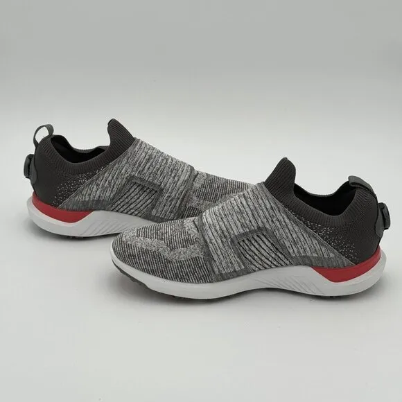Footjoy HyperFlex BOA Mens 12M Golf Shoes Grey/Red StratoFoam Performance 51083