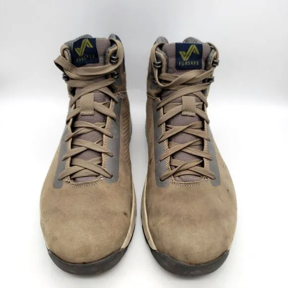 FORSAKE Dispatch Mid Boots Men's Size 11 Brown Blue Lace Up Waterproof