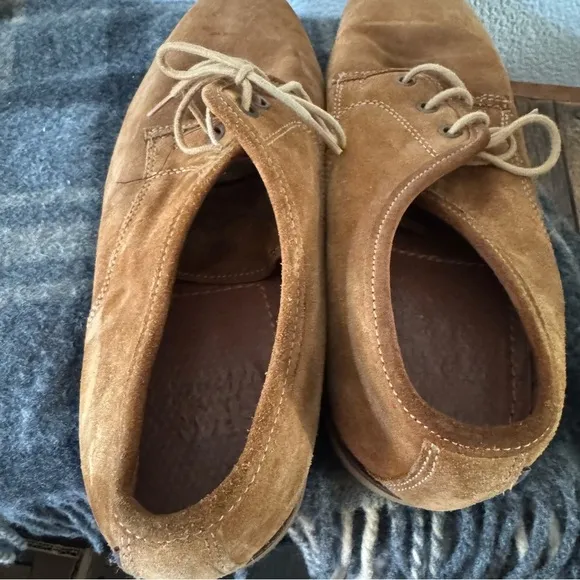 Frank Wright Chase Leather Derby Brown Suede Oxford Classic Men’s Shoe Staple