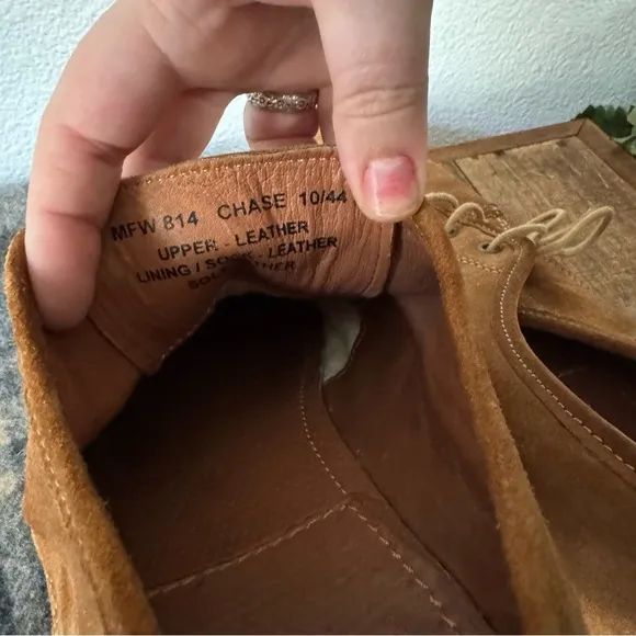 Frank Wright Chase Leather Derby Brown Suede Oxford Classic Men’s Shoe Staple