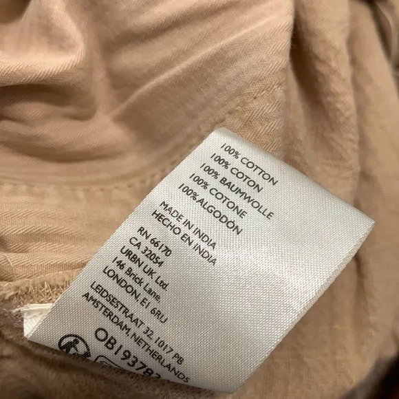 FREE PEOPLE Solar Flare Baja Warm Sand Tan Shorts NWT