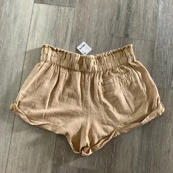 FREE PEOPLE Solar Flare Baja Warm Sand Tan Shorts NWT