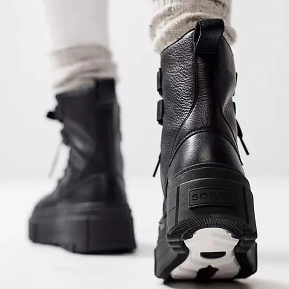 Free People x Sorel Caribou X Lace Up Boots