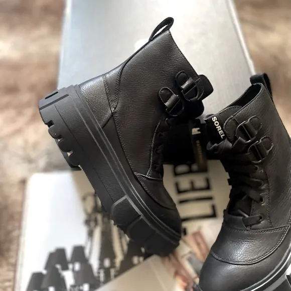 Free People x Sorel Caribou X Lace Up Boots