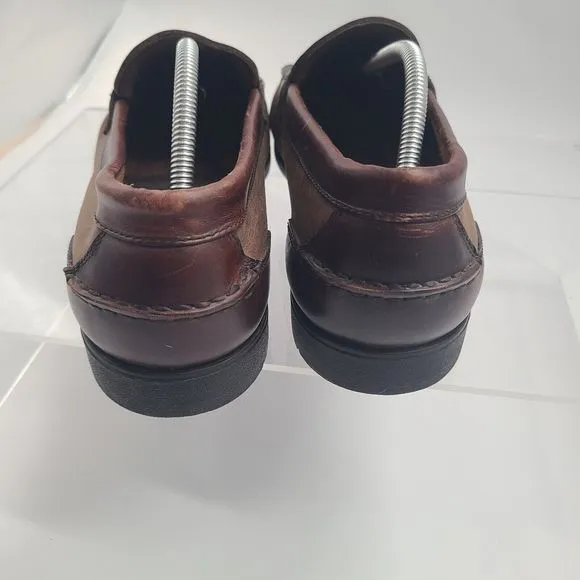 Freeman DDF Shoes Men’s Size 12W Paul‎  Kiltie Tassles Loafer Two Tone  Brown