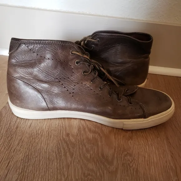 Frye Brett High Top Sneakers In Slate Mens Shoes Size 11