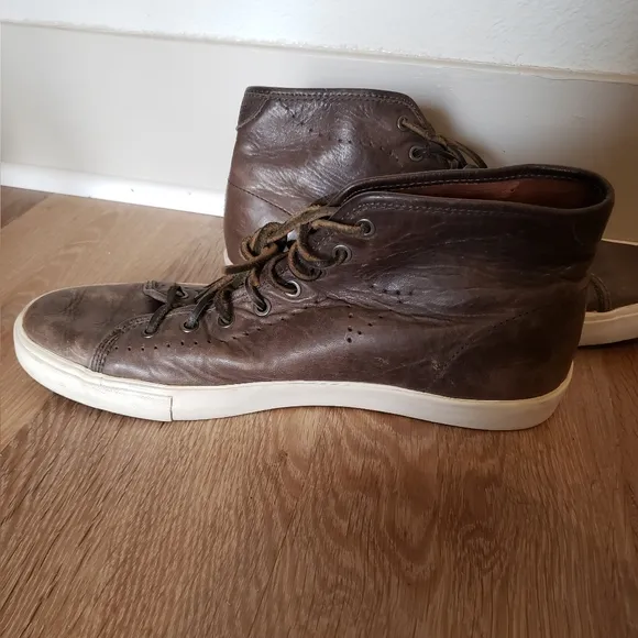 Frye Brett High Top Sneakers In Slate Mens Shoes Size 11