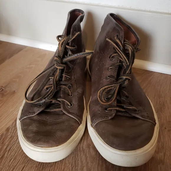 Frye Brett High Top Sneakers In Slate Mens Shoes Size 11