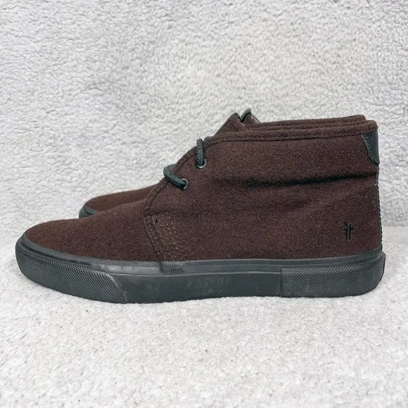 Frye Ludlow Mens Size 11 Lace Up Chukka Boots Sneakers Brown Wool 3480365-WIN