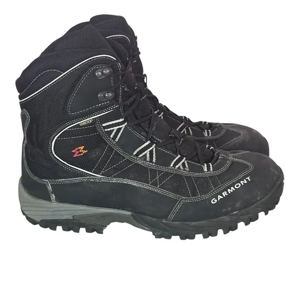 Garmont Momentum GTX Hiking Boots Mens 14 Gore-Tex Black Waterproof Gorpcore