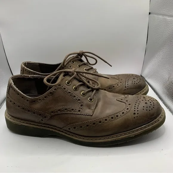 GBX Ultra comfort Oxford men dress shoes size 10M leather brown office career
