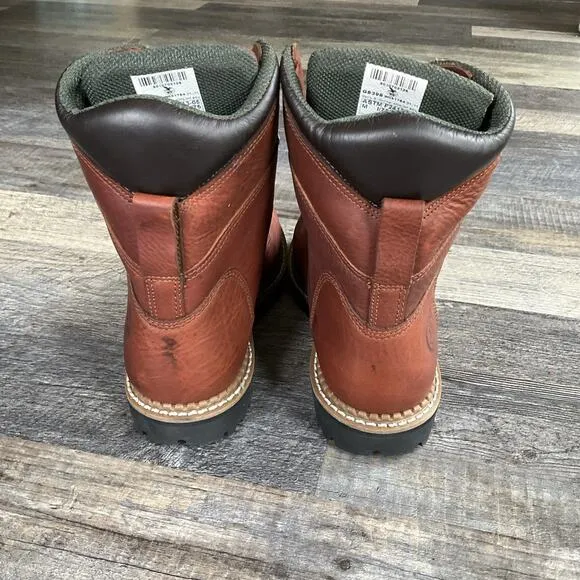 Georgia Boot Mens 8&quot; Renegade 400G Waterproof Steel Toe Work G8398 Size 9