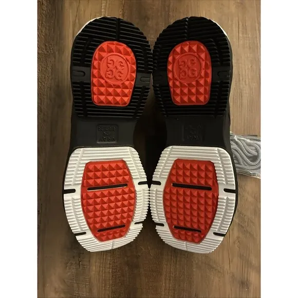 G/Fore MG4  Men Size 9.5 Distorted Black Checker Spikeless Comfort Golf Shoes