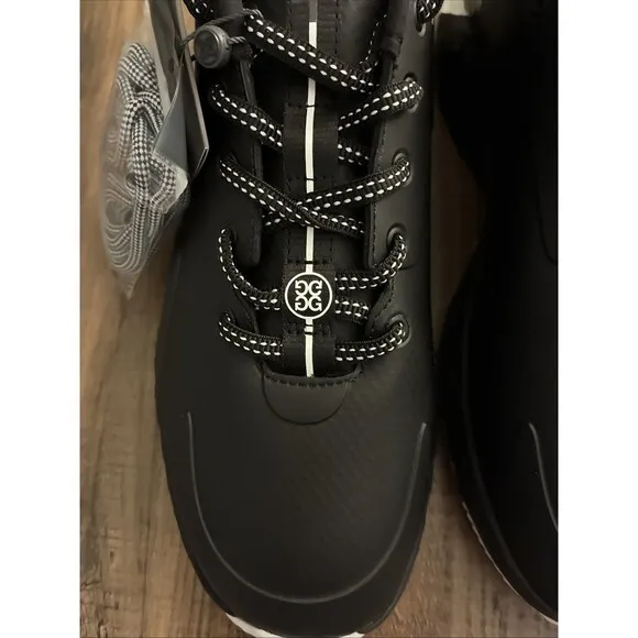 G/Fore MG4  Men Size 9.5 Distorted Black Checker Spikeless Comfort Golf Shoes