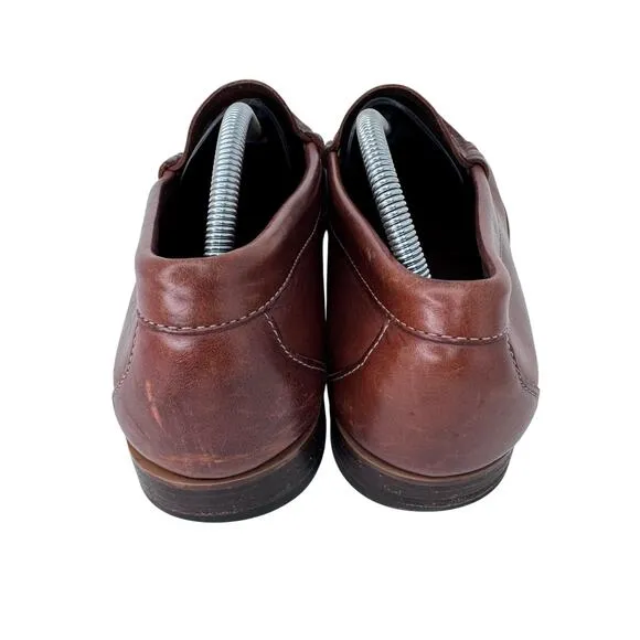 GH BASS Weejuns Larson Penny Loafer Shoes Leather Slip-On Brown Mens‎ Size 10.5