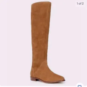 Gianni Bini Love It Warm Cedar Oiled Suede Tall Flat Boots Size 5