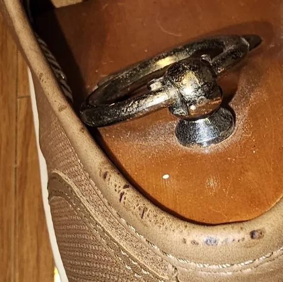 Giorgio Armani Brown Leather Men's Sneakers