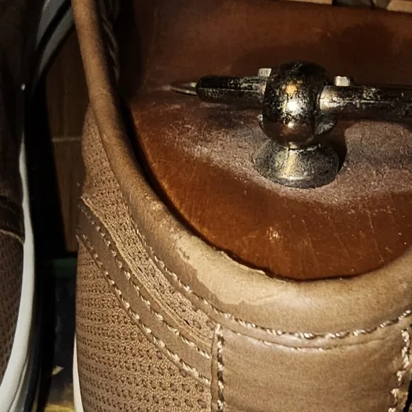 Giorgio Armani Brown Leather Men's Sneakers