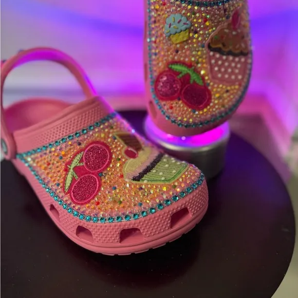 Girls Bling Crocs