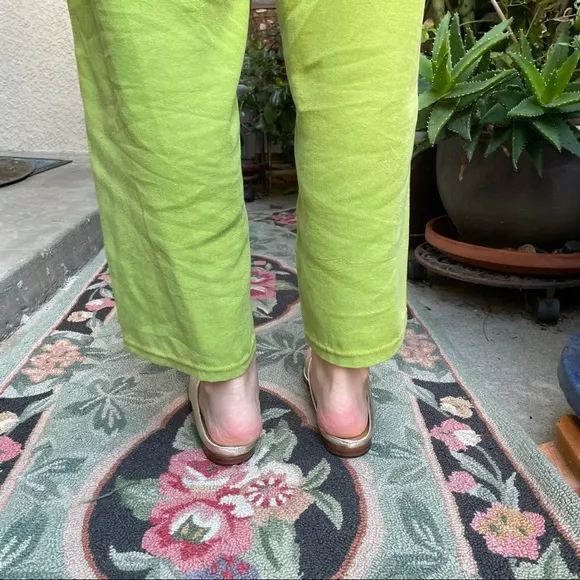 Gold Manolo Blahnik all leather shoes