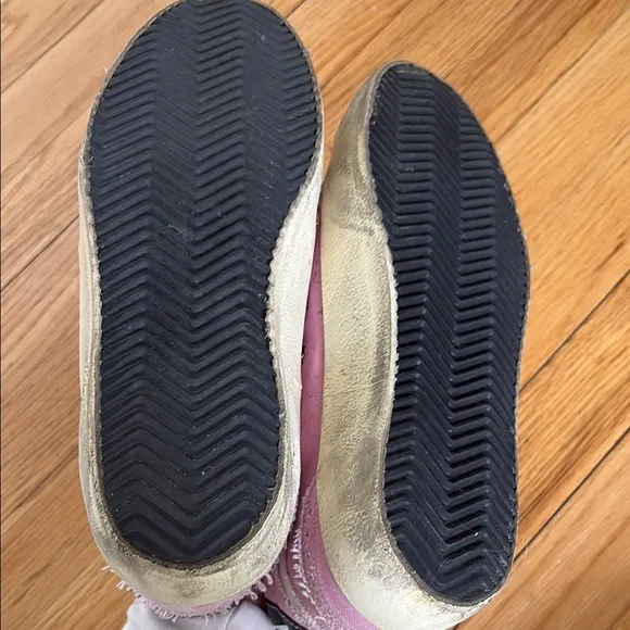 Golden goose pink sneakers