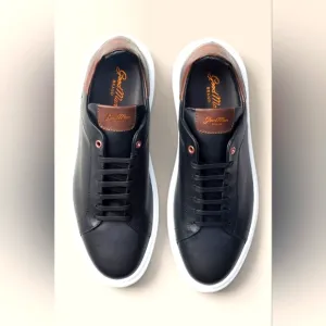 Good Man Brand &quot;Legend London&quot; Leather Sneakers Italian Made Size 10.5 NWOB