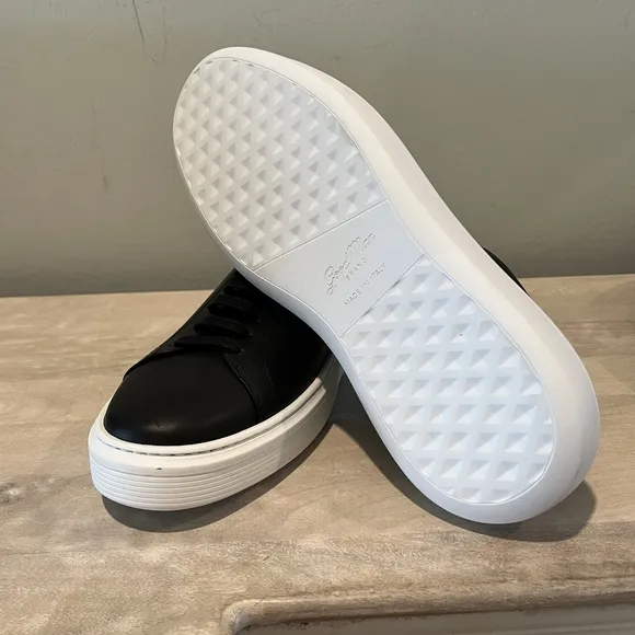 Good Man Brand &quot;Legend London&quot; Leather Sneakers Italian Made Size 10.5 NWOB