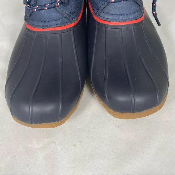 Goop X Sperry Saltwater Limited Edition Blue Rain Duck Boots