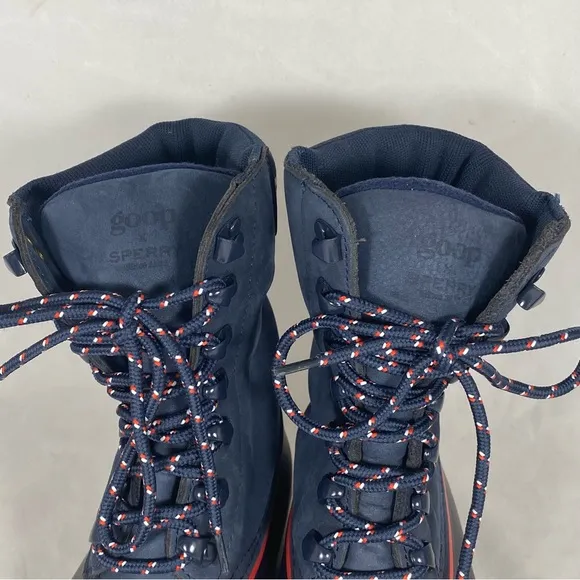 Goop X Sperry Saltwater Limited Edition Blue Rain Duck Boots