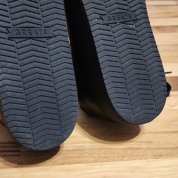 Greats Men's All Black Leather Sneakers