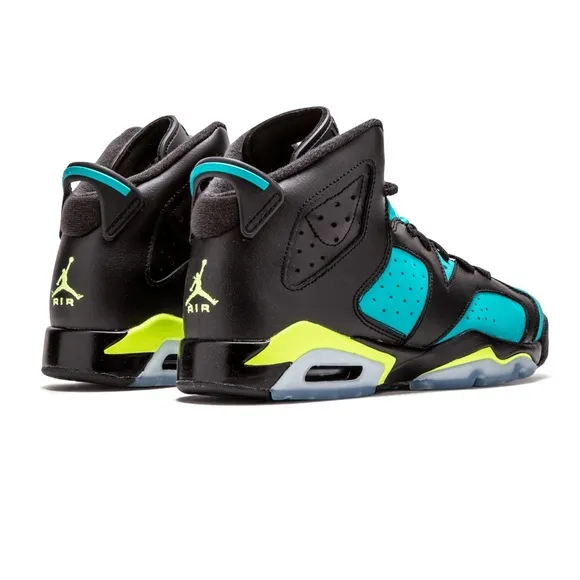 GS Air Jordan Vi 6 Gg Retro Turbo Green Volt