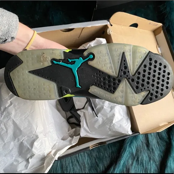 GS Air Jordan Vi 6 Gg Retro Turbo Green Volt