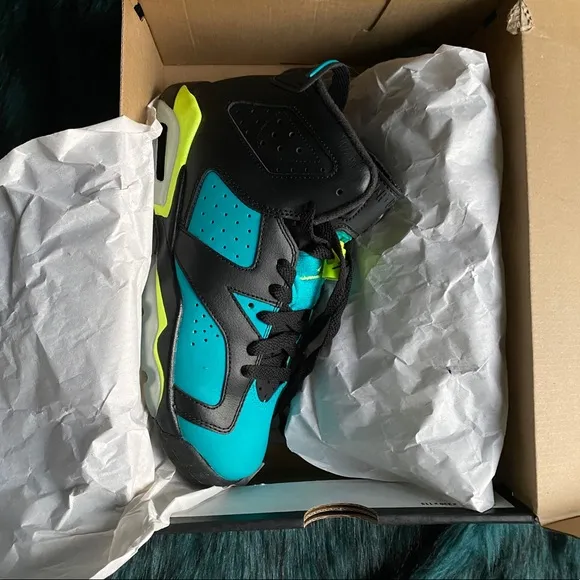 GS Air Jordan Vi 6 Gg Retro Turbo Green Volt