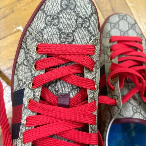Gucci Ace Red  Sneakers size 10
