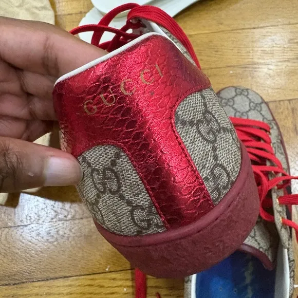 Gucci Ace Red  Sneakers size 10