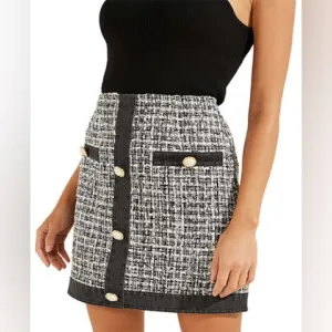 Guess by Marciano Tweed Skirt