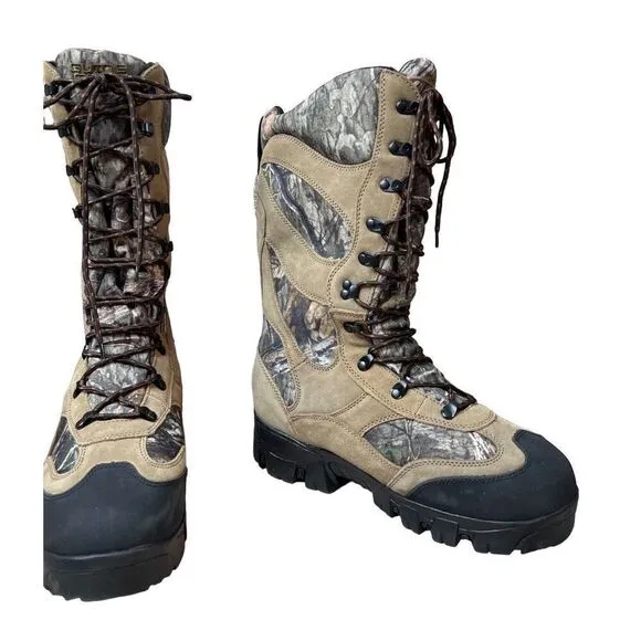 Guide Gear Giant Timber II 159503 Mossy Oak Insulated Waterproof Boots sz 11EE