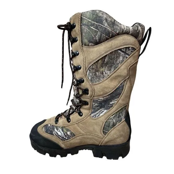 Guide Gear Giant Timber II 159503 Mossy Oak Insulated Waterproof Boots sz 11EE