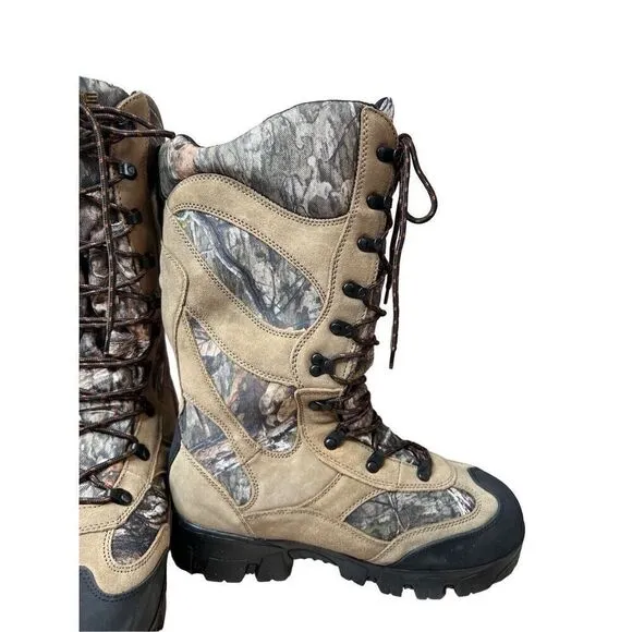 Guide Gear Giant Timber II 159503 Mossy Oak Insulated Waterproof Boots sz 11EE