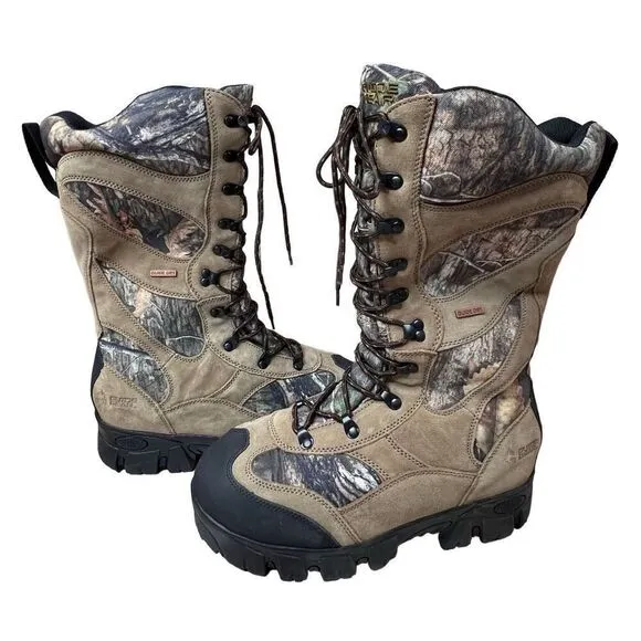 Guide Gear Giant Timber II 159503 Mossy Oak Insulated Waterproof Boots sz 11EE