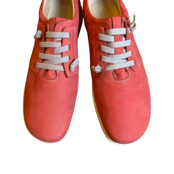 Hartjes XS Size 10 Flex Coral Nubuck Oxford Austria NWOB Comfort Cork Footbed
