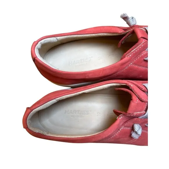 Hartjes XS Size 10 Flex Coral Nubuck Oxford Austria NWOB Comfort Cork Footbed